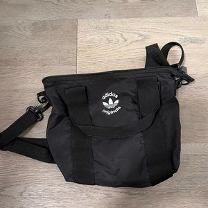 Adidas, mini tote, black